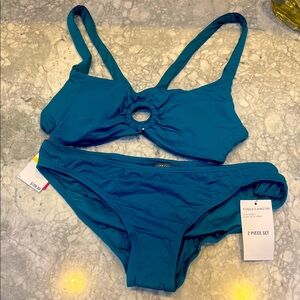 Vince Camuto Blue Bikini Set